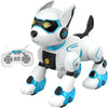 PeachLeaf Smart Robots Dog Toy for Kids, Programmable Interactive RC Robotic Pets with Voice Control and Touch Sensory, Imitates Animals Music