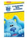Blue's Clues 32 Valentines Cards with Stickers