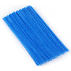 Pipe Cleaners, 100 Pieces Blue Chenille Stems Craft, 12 inch Long Fluffy Pipe Cleaners for Creative DIY Art Craft Projects, Home Decoration Supplies