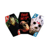 AQUARIUS Friday The 13th Coffin Shaped Premium Playing Cards - Themed Novelty Deck with 52 Unique Horror Designs - Collectible Merchandise Gift