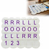 expgaze Solo Mahjong Board, Mahjong Practice Board Solo Play, Portable 3D Printed American Mahjong Tiles Practice Rack Training Aid for Beginners Pros