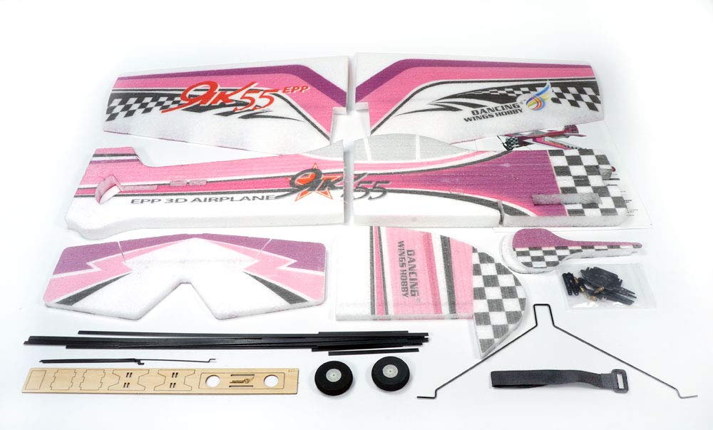 DW Hobby 3D Aerobatic EPP Airplane YAK55 800mm Wingspan 4CH Remote Controlled Aircraft (E1704)