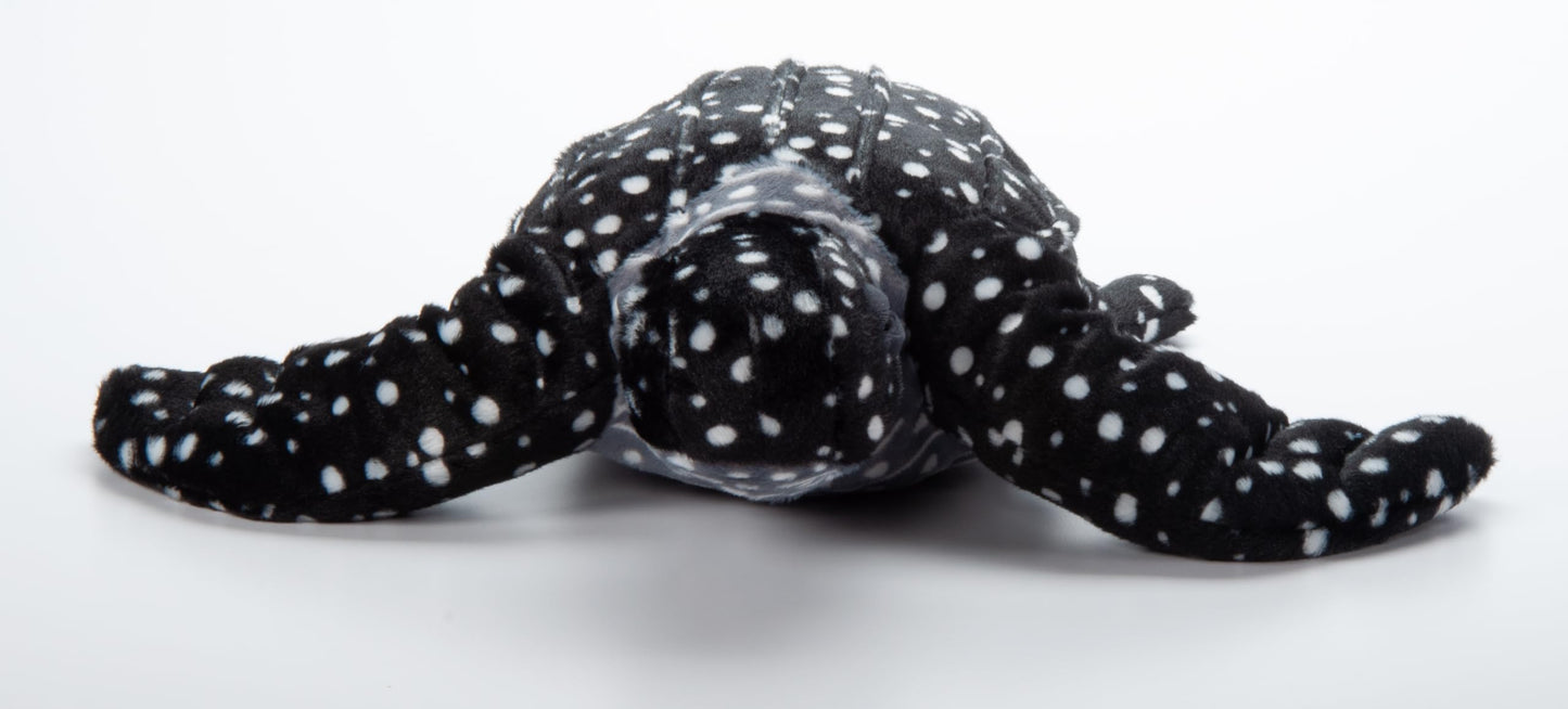 The Petting Zoo Leatherback Sea Turtle Stuffed Animal Plushie, Gifts for Kids, Wild Onez Ocean Animals, Sea Turtle Plush Toy 14 Inches