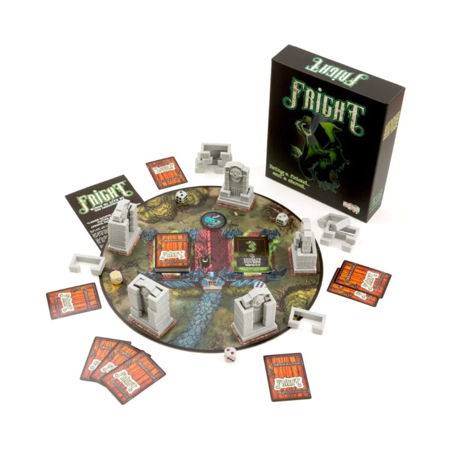 SolidRoots Fright - Bring a Friend… and a Shovel. |Strategy Board Game | Great for Family Game Night | 2-5 Players | Ages 8 to Adult | Best Halloween