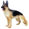 FLORMOON Animal Figures Realistic German Shepherd Dog Plastic Early Educational Toys Cupcake Topper Party Gift for Kids 2+ Year Old