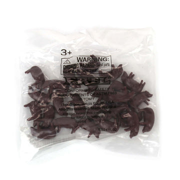 TOMY 1/64th Bulk Pack of (25) Brown Pigs ZFN12664