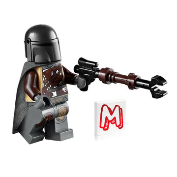 LEGO Star Wars Minifigure - The Mandalorian (with Blaster and Side Display) 75292