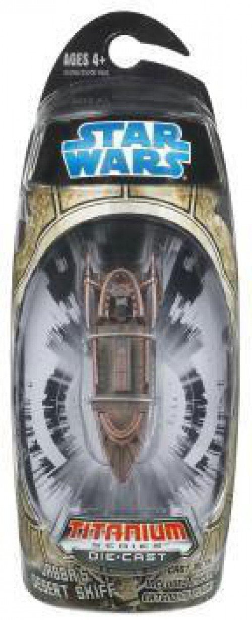 Star Wars Titanium Series 2008 Jabba's Desert Skiff Diecast Vehicle
