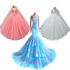 Lance Home 3Pcs Handmade Clothes Vintage Dress for 29cm Doll Wedding Noble Party Dresses Gown Outfit Costume Suit for 11.5 inch Dolls