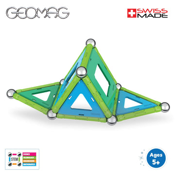 GEOMAG Magnetic Toys | Magnets for Kids | STEM-endorsed Educational Building Set for Creativity & Learning Fun | Swiss-made | Age 5+ PANELS 83-piece