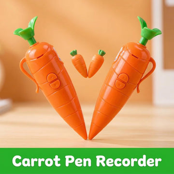 Carrot Pen Recorder Recording Voice Birthday Recorders for Kids Device Recordable Gifts Merch that Records Audio Small Merchandise with Playback Stuff