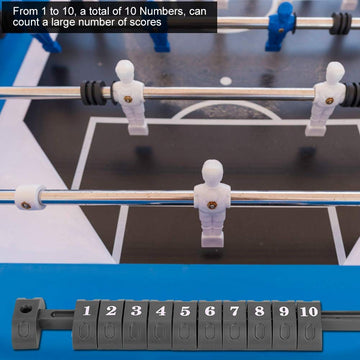 VGEBY 2Pcs Table Football Counter, Foosball Air Hockey Unidades de puntuaci¨®n contadores Foosball Partes Accesorios(28.00 * 4.00 * 2.00cm-Negro)