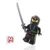 LEGO NINJAGO Minifigure - Cole (Legacy) with Silver Shamshir Sword 70670