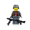 Battle Brick 1.6 Inches Tall Collectible German WW2 Soldier MG34 Custom Minifigure | Genuine Military Minifig | Printed in The USA | World WAR 2 |