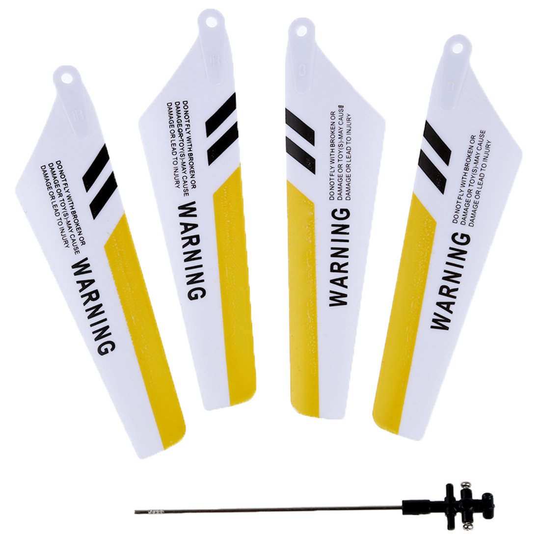 EastVita S107 Full Replacement Parts Set for Syma S107 RC Helicopter (Set of 19,Yellow)