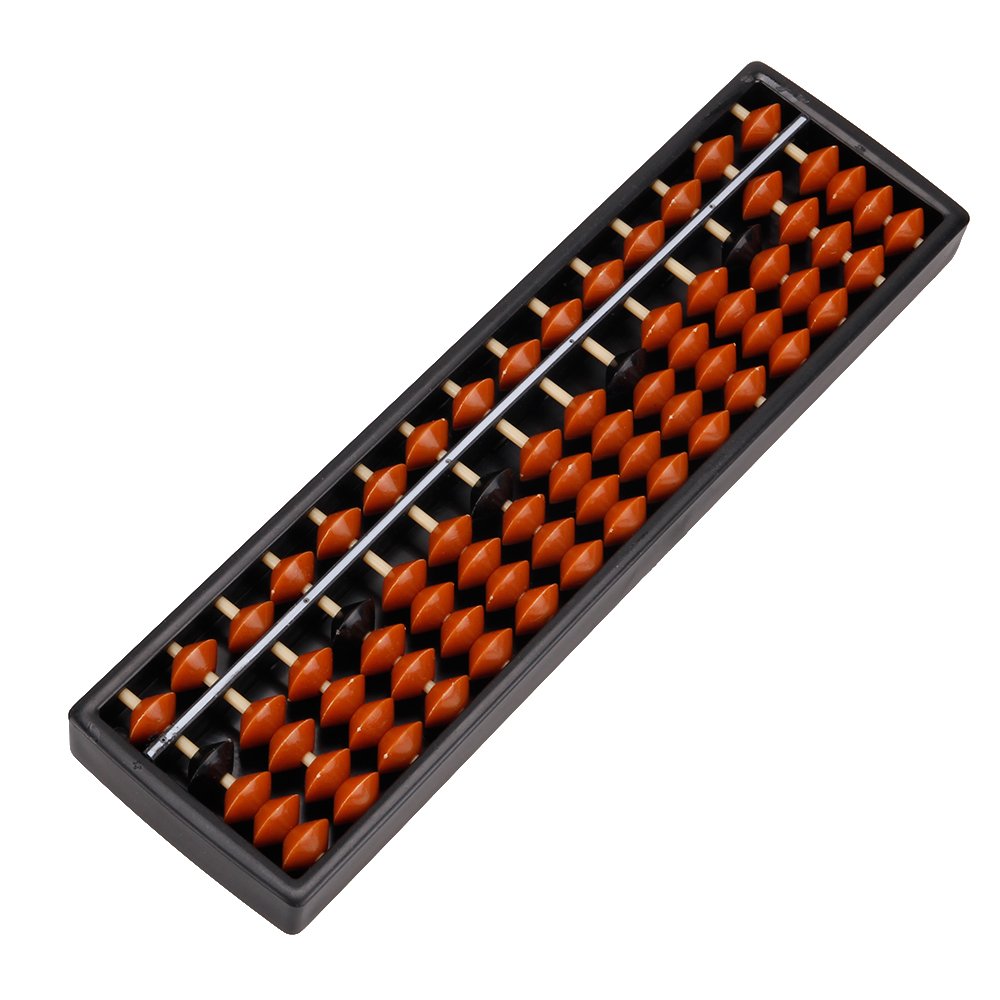 szzijia 15 Digits Column Abacus Soroban Arithmetic Math School Learning Aid Tool