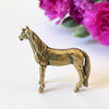 Aorvoras Miniature Horse Figurine, Brass Retro Statue Ornament, Dollhouse Micro Garden Landscaping Decoration