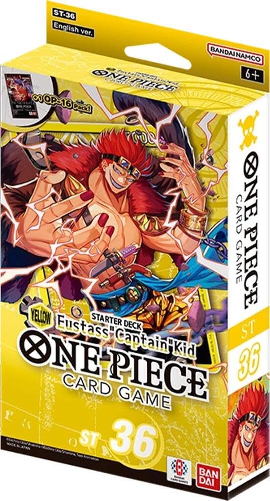 One Piece Card Game Starter Deck ST-36 Yellow Eustass Captain Kid