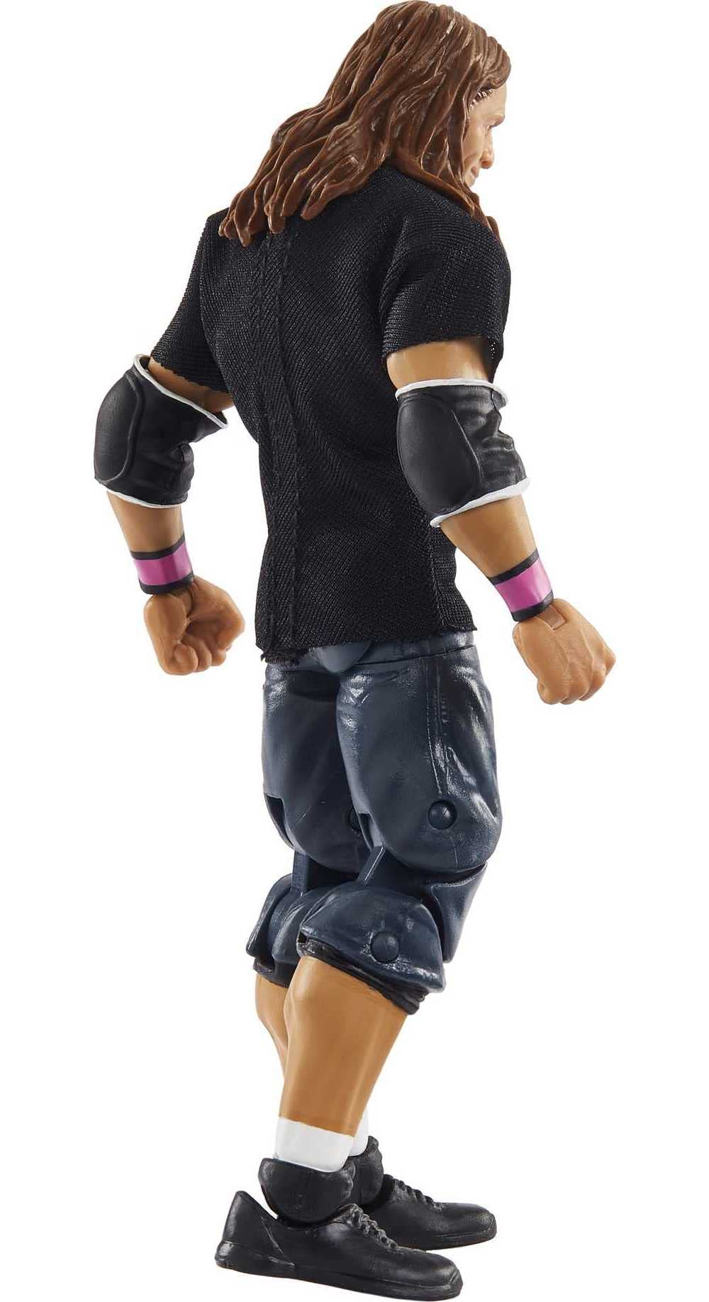 Mattel Bret “Hit Man” Hart WrestleMania Action Figure with entrance shirt & Vince McMahon Build-A-Figure Pieces, 6-in Posable Collectible Gift