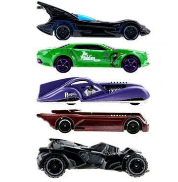 Hot Wheels Batman 2022 Complete Bundle of 5 (HDG89-956D)