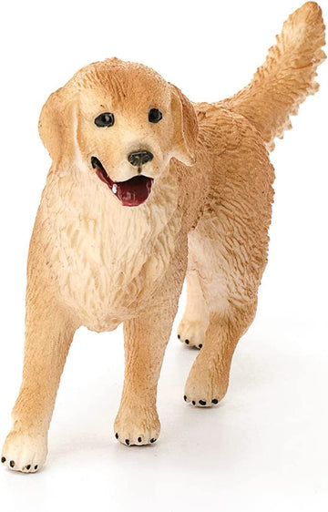 Schleich Farm World, Animal Figurine, Farm Toys for Boys and Girls 3-8 Years Old, Female Golden Retriever