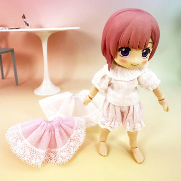 Xyrmync Ob11 Doll Clothes Shorts Lace Petticoat 1/12 BJD Doll Dress Up Accessories for Girls (White)