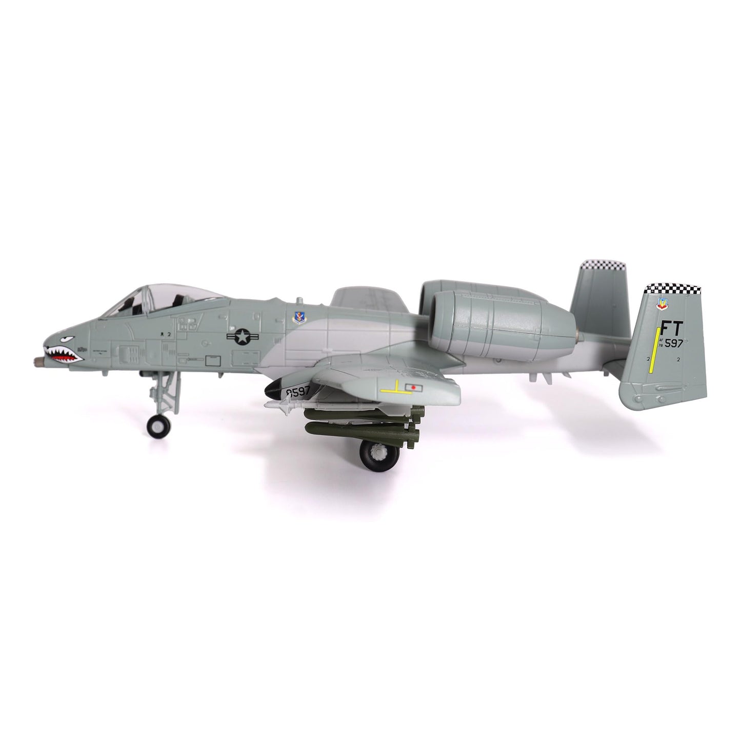 Motor city classics 1:72 Scale Military Diecast Collectible Fairchild Republic A-10 Thunderbolt II Warthog | Militaria Diecast | Model 27294-77