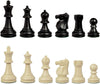 WE Games Bobby Fischer Ultimate Chess Pieces Set, Staunton Plastic Tournament Chess Set - Extra Queens, Triple Weighted