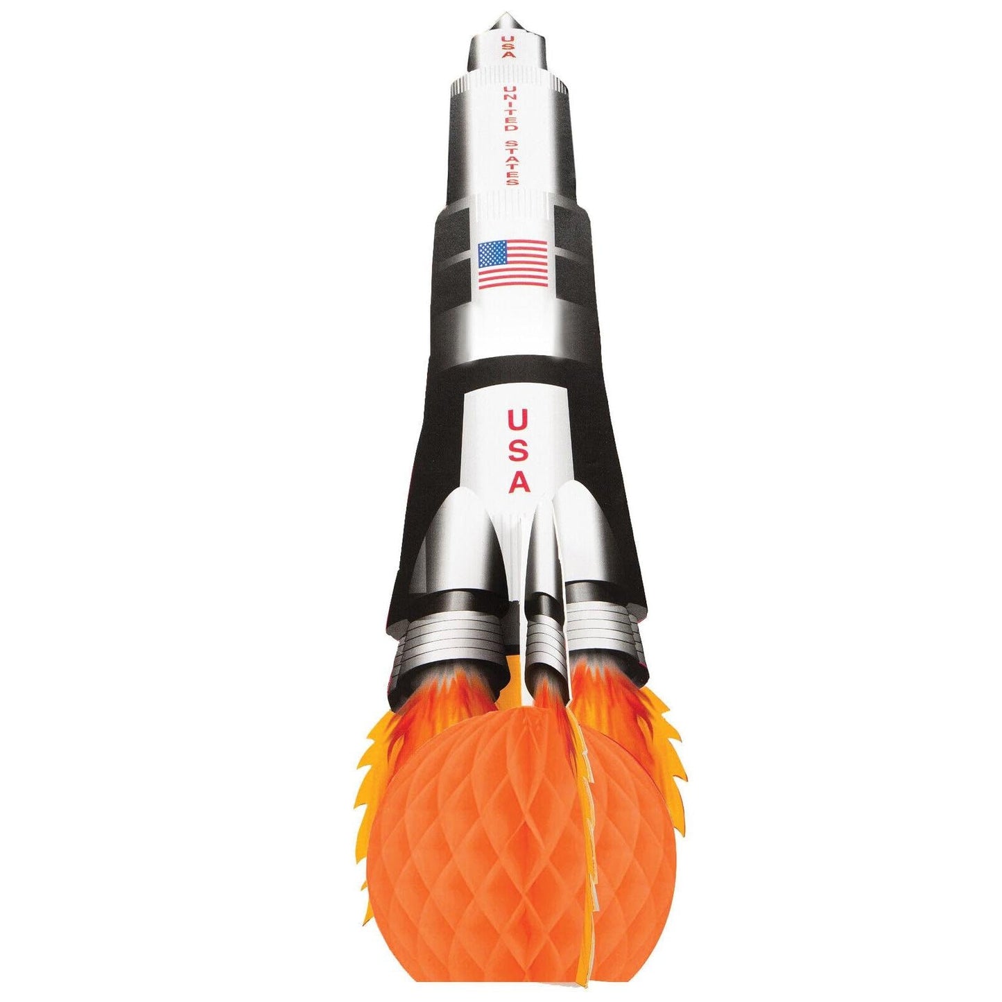 Creative Converting Space Rocket Centerpiece with Honeycomb Blast Off