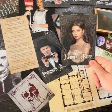 The Deadbolt Mystery Society-The Fall of The House of Asher: Murder Mystery Game - Search for Clues, Solve Puzzles, Eliminate Suspects, Solve Solo Or