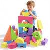 Bingyouth Large Building Foam Blocks for Toddlers, EVA Stacking Foam Building Blocks Toy Set, Non-Toxic, Washable, Early Learning Construction Toys
