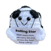 PLWalker Soccer Emotional Support Soccer Ball Gifts Plush Plushy, Positive Crochet Stuffed Doll Inspirational Plushies