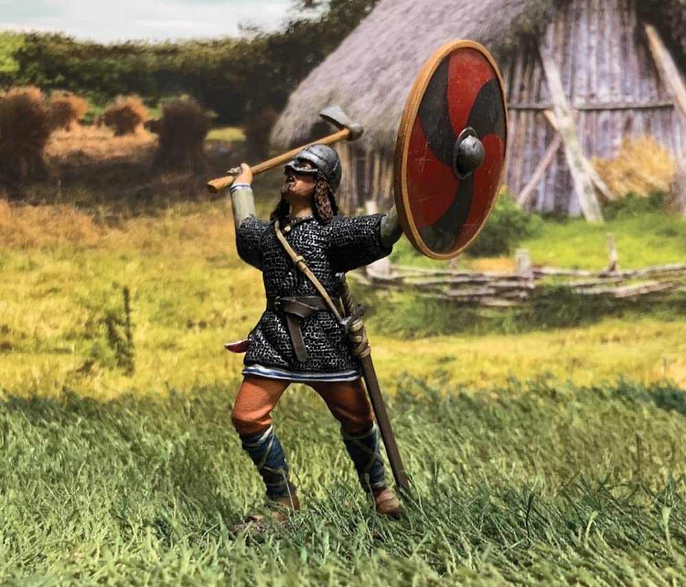 W. Britain Wrath of The Northmen 62146 Viking Warrior Vali war cry 1:30 Scale Metal
