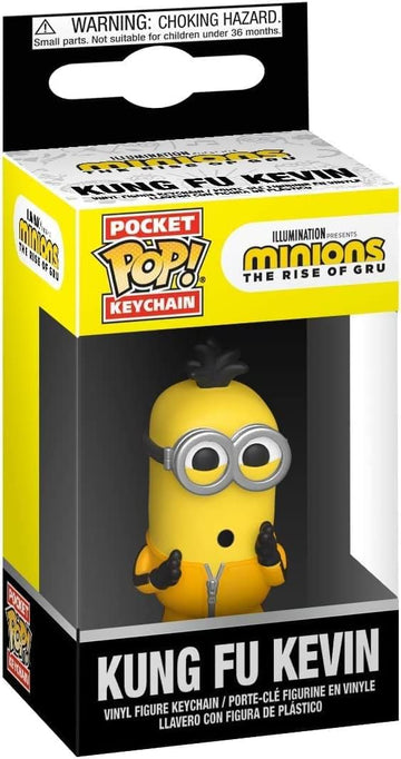 Funko Pop! Keychain: Minions: The Rise of Gru - Kung Fu Kevin, Multicolor