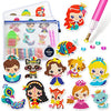 Halmolife Diamond Art Kits for Kids Boys and Girls Ages 6-8-10-12 Easy to DIY Creative Diamond Art Sticker Craft by Numbers Kits for Kids and Adult