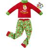 JOYIN 2 PCS Christmas Santa Ugly Sweaters for Doll, Cupcakes and Donuts Themed Naughty Christmas Doll Clothes Accessories for Holiday Room Party