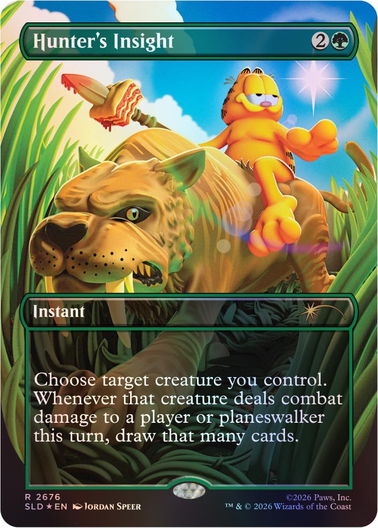 Magic: The Gathering Secret Lair x Garfield: Our Only Thought is to Entertain You (Traditional Foil Edition)