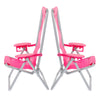 STOBOK 2PCS Miniature Folding Beach Chairs Mini Dolls House Furniture Plastic Beach Lounge Chairs Dollhouse Furniture Accessories