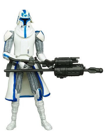 Star Wars 2009 Clone Wars Animated Action Figure CW No. 50 Captain Rex Removable Heater Pack by Hasbro