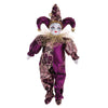 SM SunniMix 30cm Porcelain Doll Harlequin Doll Figures Delicate for Valentine Gift
