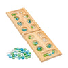 Regal Games Mancala Board Game - Fun Classic Table Game with Wooden Board for Adults & Kids - 48 Glass Mancala Beads & 2 Player Games - Ideal
