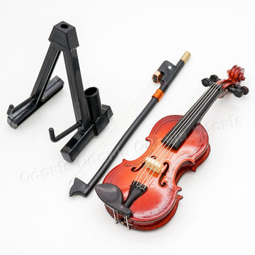 Odoria 1/6 Miniature Violin Dollhouse Musical Instruments Accessories