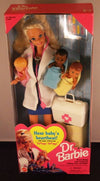 Dr. Barbie with Three Babies 1995 Doll