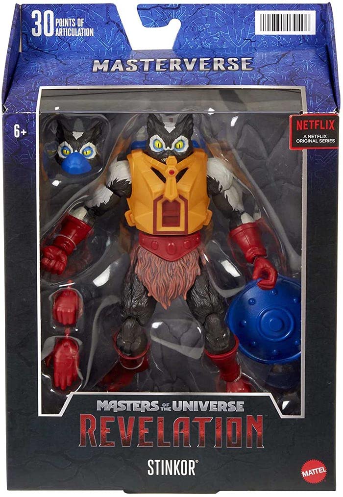 Masters of the Universe Masterverse Stinkor Action Figure with Accessories, 7-inch Motu Collectible Gift for Fans 6 Years Old & Up