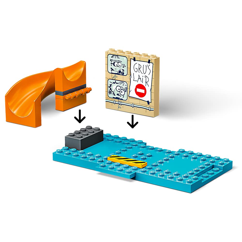 LEGO The Rise of Gru: Minions in Gru’s Lab (75546) Building Toy for Kids, an Exciting Toy Lab Set with Kevin and Otto Minion Figures, New 2021 (87