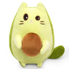 Leokawin Cat Stuffed Animal Avocado Pillow