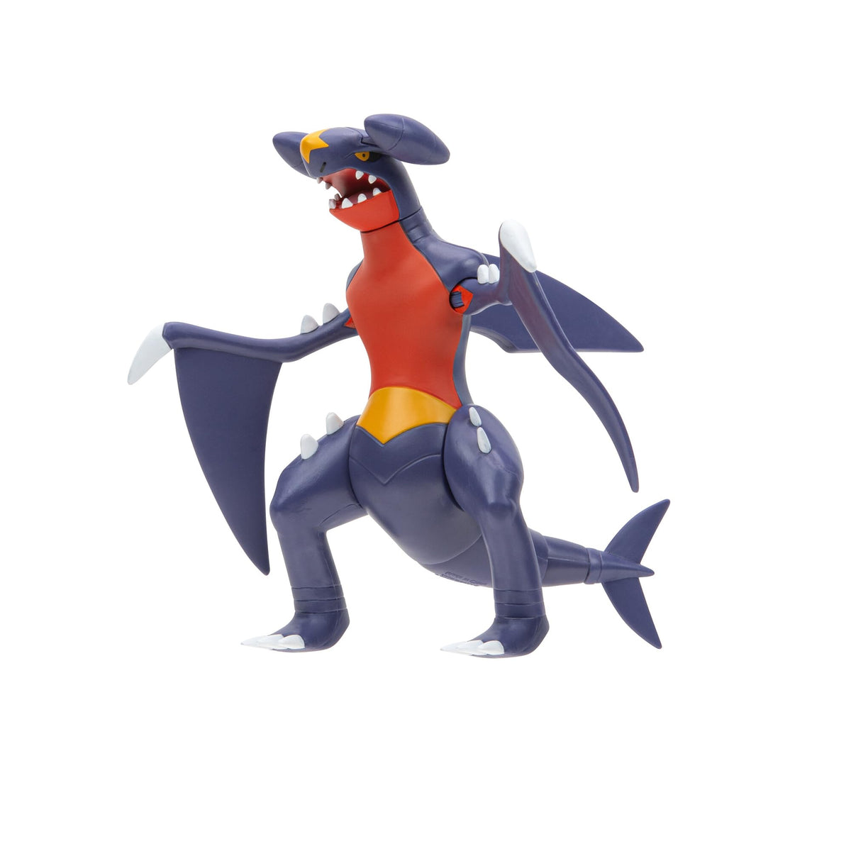 Pokémon Garchomp Battle Feature Figure - 4.5-Inch Garchomp Battle Ready Figure with Tail Swing Attack