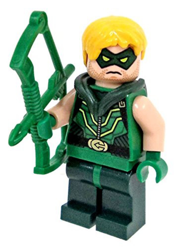 Lego DC Comics Justice League Super Heroes Minifigure - Green Arrow with Bow