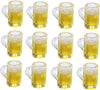 12Pcs Beer Cup, Miniature Cups, Dollhouse Mug Model for Miniature Dollhouse Accessories with Realistic Looking Beer Practical Processed Party