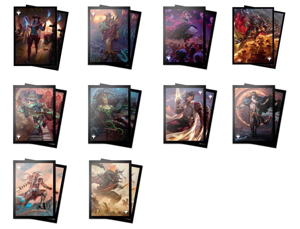 Ultra PRO - Magic: The Gathering Outlaws of Thunder Junction 100ct ChromaFuion Standard Size Card Sleeves Ft. Annie Flash, Protect & Store Your Gaming